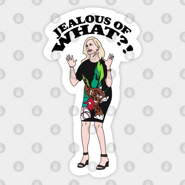 Sutton is Not Jealous Sticker by thecompassrose
